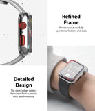 Apple Watch Series 6 / 5 / 4 / SE (44mm) | Full Frame - Protective watch case with precise cutouts worn on a wrist.