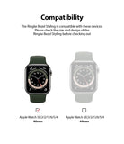 Apple Watch Series 6 / 5 / 4 / SE (40mm) | Bezel Styling - Comparison of 40mm and 44mm Apple Watches showing compatibility.