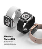 Apple Watch Series 6 / 5 / 4 / SE (40mm) | Premium Bezel Styling Silver + Black - Three Apple Watches with metallic bezels.