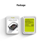 Apple Watch Series 6 / 5 / 4 / SE (40mm) | Bezel Styling - Front and back view of Ringke Bezel Styling packaging.