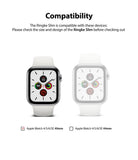 Apple Watch Series 6 / 5 / 4 / SE (40mm) Case | Slim (2 Pack) - Comparison of 40mm and 44mm Apple Watches with checkmark.