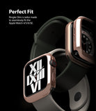 Apple Watch Series 6 / 5 / 4 / SE  (44mm) Case | Slim (2 Pack) - Apple Watch Series 6 / 5 / 4 / SE (44mm) Case | Slim (2 Pack) - Two rose gold protective cases on Apple Watches.
