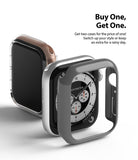 Apple Watch Series 6 / 5 / 4 / SE  (44mm) Case | Slim (2 Pack) - Apple Watch Series 6 / 5 / 4 / SE (44mm) Case | Slim (2 Pack) - Two slim protective cases for Apple Watch on white.