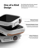 Apple Watch Series 6 / 5 / 4 / SE  (44mm) Case | Slim (2 Pack) - Apple Watch Series 6 / 5 / 4 / SE (44mm) Case | Slim (2 Pack) - Stacked white protective cases showing cutouts and buttons.