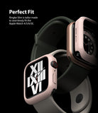 Apple Watch Series 6 / 5 / 4 / SE  (44mm) Case | Slim (2 Pack) - Apple Watch Series 6 / 5 / 4 / SE (44mm) Case | Slim (2 Pack) - Two Apple Watches with slim pink protective cases.