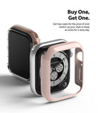 Apple Watch Series 6 / 5 / 4 / SE  (44mm) Case | Slim (2 Pack) - Apple Watch Series 6 / 5 / 4 / SE (44mm) Case | Slim (2 Pack) - Two slim protective cases for Apple Watch in clear and pink.
