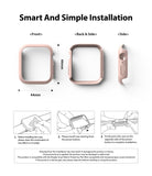 Apple Watch Series 6 / 5 / 4 / SE  (44mm) Case | Slim (2 Pack) - Apple Watch Series 6 / 5 / 4 / SE (44mm) Case | Slim (2 Pack) - Technical diagram showing 44mm case dimensions and steps.