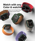Apple Watch Series (41mm / 40mm) Case | Air Sports - Multiple Apple Watches with dark green protective cases and various colorful bands.