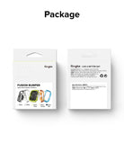 Apple Watch Series (45mm / 44mm) Case | Fusion Bumper - Front and back view of Ringke Fusion Bumper retail packaging.