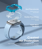 Apple Watch Series (45mm / 44mm) Case | Fusion Bumper - Exploded view of a watch bumper showing polycarbonate and TPU layers.