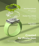 Apple Watch Series (45mm / 44mm) Case | Fusion Bumper - Exploded view of a protective watch case with PC and TPU layers.