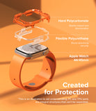 Apple Watch Series (45mm / 44mm) Case | Fusion Bumper - Apple Watch Series Case | Fusion Bumper - Exploded view of a watch case showing polycarbonate and TPU layers.