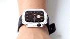 Apple Watch Series (45mm / 44mm) Case | Fusion Bumper - A clear protective bumper case snapping onto an Apple Watch.