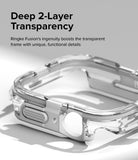 Apple Watch Series (45mm / 44mm) Case | Fusion Bumper - Transparent two-layer protective bumper frame for Apple Watch.