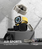Apple Watch Ultra 3 / 2 / 1 Case | Air Sports - Stacked Apple Watch Ultra units with protective cases on a pedestal.