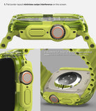 Apple Watch Ultra 3 / 2 / 1 Case | Fusion Bumper - Apple Watch Ultra Fusion Bumper - Neon green protective case showing flat edges, digital crown access, and sensor cutouts.