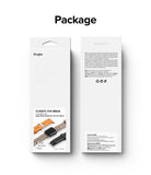Apple Watch 49·46·45·44·42mm | Rubber One Bold Band - Front and back view of Ringke watch band retail packaging.