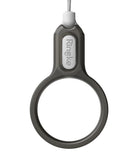 Buckle Finger Ring Strap - A dark grey finger ring accessory with a white Ringke branded buckle attached to a lanyard.