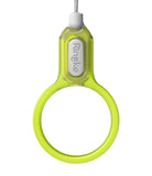 Buckle Finger Ring Strap - Translucent lime green finger ring strap with a white Ringke branded buckle attachment.
