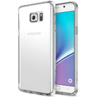 Galaxy Note 5 Case | Fusion - Clear protective phone case shown from front and back angles on a white background.