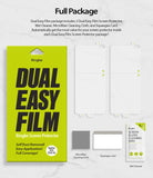 Redmi K30 Screen Protector | Dual Easy Film - Redmi K30 Screen Protector - Package contents including two screen protectors, microfiber cloth, squeegee, and wet wipe.