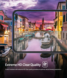 Redmi K30 Screen Protector | Dual Easy Film - Redmi K30 Screen Protector - Smartphone displaying a vibrant canal scene with a clear screen protector overlay.