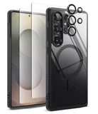 [Bundle] Galaxy S25 Ultra | Fusion Bold Magnetic - Galaxy S25 Ultra with magnetic case, screen protector, and lens rings.