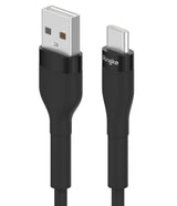 Ringke Fast Charging Pastel Cable - A Type-C Type - Black USB-A to USB-C charging cable with Ringke branding on the connector.