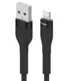 Ringke Fast Charging Pastel Cable - A Type-Lightning - Black USB-A to Lightning cable with Ringke branding.