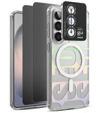 [Bundle] Galaxy S26 | Fusion Design Magnetic - Clear phone case with magnetic ring and camera lens protector.