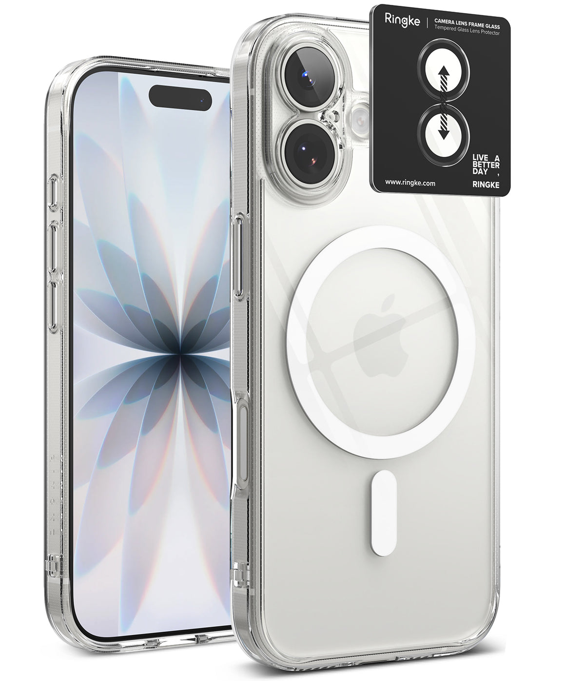 [Bundle] iPhone 17 | Fusion Magnetic - Clear magnetic phone case and camera lens protector for iPhone 17.