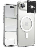 [Bundle] iPhone Air | Fusion Magnetic - Clear iPhone case with MagSafe ring and a separate camera lens protector.