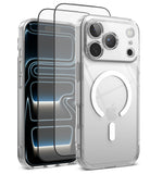 [Bundle] iPhone 17 Pro Max | Fusion Magnetic - Clear magnetic phone case and screen protector for iPhone 17 Pro Max.