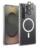 [Bundle] Galaxy S25 Ultra | Fusion Magnetic - Galaxy S25 Ultra | Fusion Magnetic - Clear phone case with magnetic ring and separate camera lens protectors.