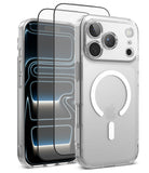 [Bundle] iPhone 17 Pro Max | Fusion Magnetic - Clear magnetic phone case and screen protector for iPhone 17 Pro Max.