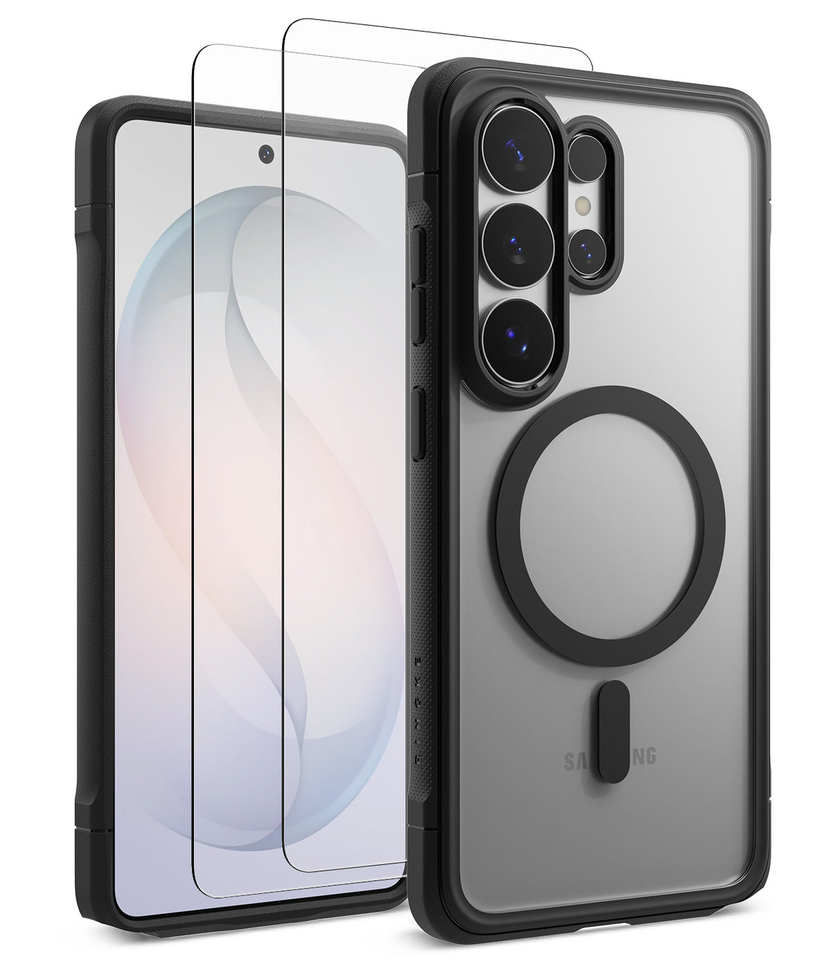 [Bundle] Galaxy S26 Ultra | Fusion Bold Magnetic - Galaxy S26 Ultra | Fusion Bold Magnetic - Black magnetic phone case with screen protector for Galaxy S26 Ultra.