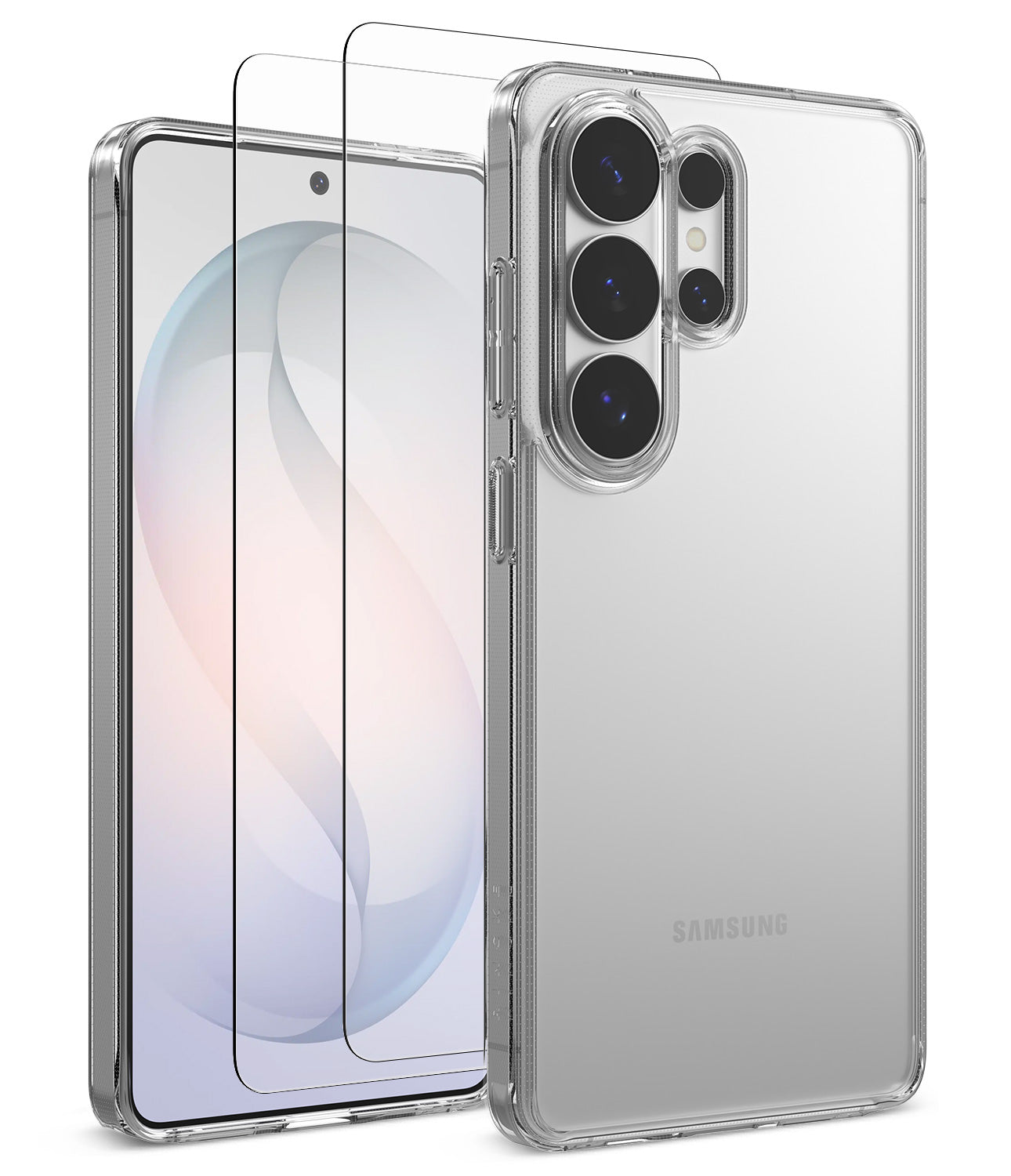 [Bundle] Galaxy S26 Ultra | Fusion - Galaxy S26 Ultra | Fusion - Clear phone case and screen protector bundle for Samsung Galaxy S26 Ultra.