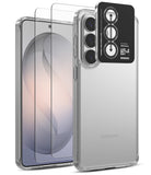 [Bundle] Galaxy S26 | Fusion - Clear phone case and screen protector for Galaxy S26 with a black camera lens frame.