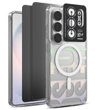 [Bundle] Galaxy S26 Ultra | Fusion Design Magnetic - Galaxy S26 Ultra | Fusion Design Magnetic - Clear phone case with magnetic ring and black camera lens protector.