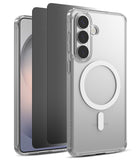 [Bundle] Galaxy S26 | Fusion Magnetic - Clear magnetic phone case for Galaxy S26 with screen protector layers.
