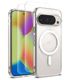 [Bundle] Google Pixel 10 Case | Fusion Magnetic - Google Pixel 10 Case | Fusion Magnetic - Clear magnetic phone case and two screen protectors for Google Pixel 10.