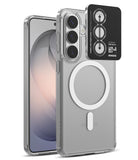 [Bundle] Galaxy S26 | Fusion Magnetic - Clear magnetic phone case with camera lens protector overlay on white background.