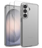 [Bundle] Galaxy S26 | Fusion - Galaxy S26 | Fusion - Clear protective phone case and screen protector for Samsung Galaxy S26 on a white background.