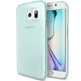 Galaxy S6 Edge [Slim] - Samsung Galaxy S6 Edge in a translucent mint green slim protective case.
