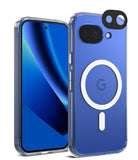 [Bundle] Google Pixel 10a Case | Fusion Magnetic - Google Pixel 10a Case | Fusion Magnetic - Clear magnetic phone case for Pixel 10a with a white ring and camera cover.