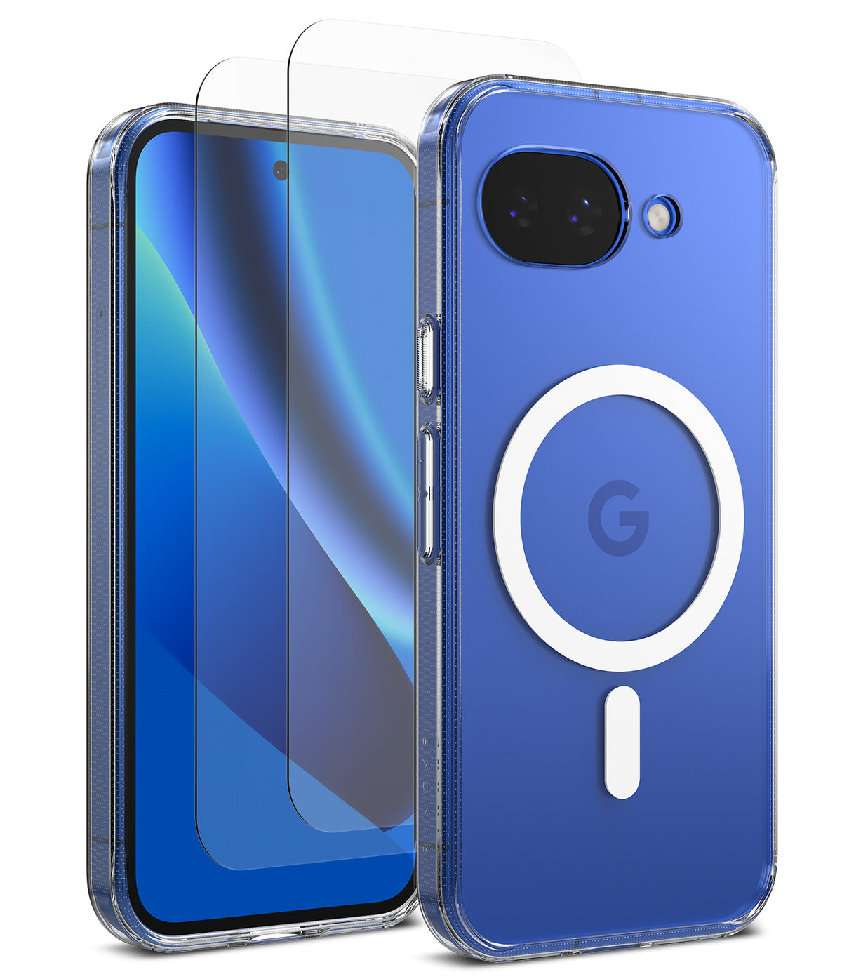 [Bundle] Google Pixel 10a Case | Fusion Magnetic - Google Pixel 10a Case | Fusion Magnetic - Clear magnetic phone case with screen protector for Google Pixel 10a.