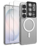 [Bundle] Galaxy S26 Ultra | Fusion Magnetic - Clear phone case with magnetic ring and camera lens protector overlay.