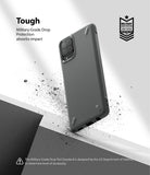 Galaxy A12 / A02 Case | Onyx - Matte black phone case with military-grade drop protection and debris impact effect.