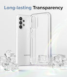 Galaxy A13 4G (LTE) Case | Fusion - Clear phone case next to a white Samsung Galaxy A13 surrounded by ice cubes.