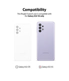 Galaxy A32 5G Case | Fusion-X - Comparison graphic showing Galaxy A32 LTE and 5G models, highlighting 5G compatibility.